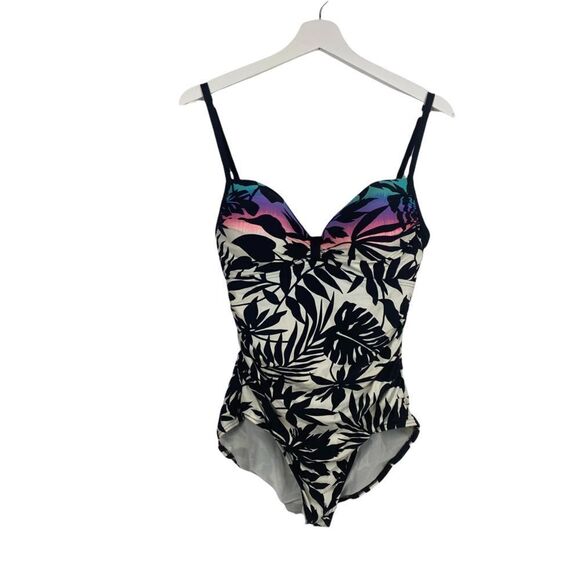 Coco Reef Womens Swimsuit 32C/34C Tie Back One-Piece - Picture 1 of 8